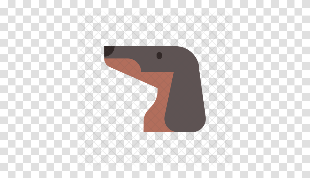 Dachshund Icon Of Flat Style Number, Axe, Tool, Animal, Mammal Transparent Png