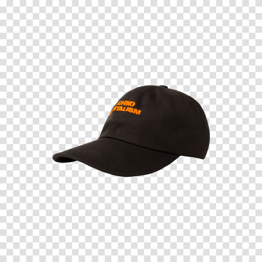 Dad Cap Black Orange Embroidered Sita Abellan Official Website, Apparel, Baseball Cap, Hat Transparent Png
