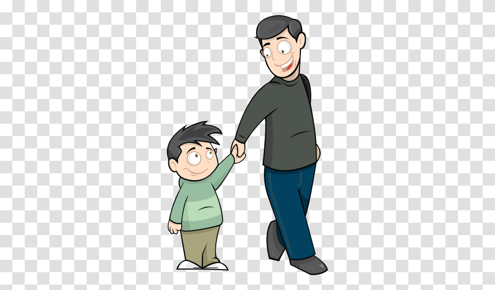 Dad Clipart, Person, Human, Hand, Holding Hands Transparent Png