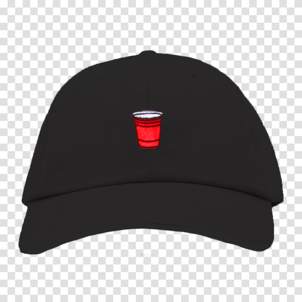 Dad Hat Black Red Cup Nation, Apparel, Baseball Cap, Beanie Transparent Png