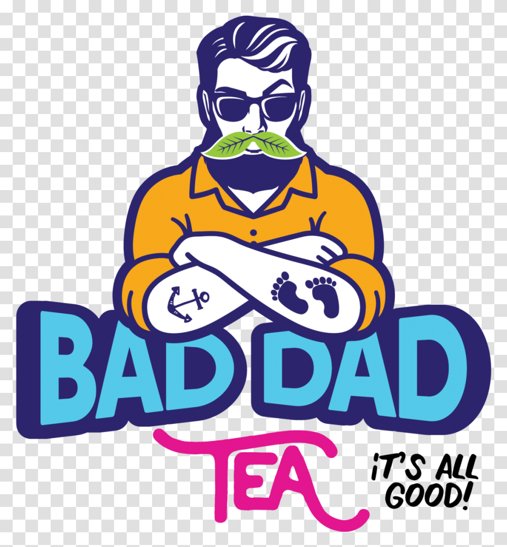 Dad Tea, Person, Label, Sunglasses Transparent Png