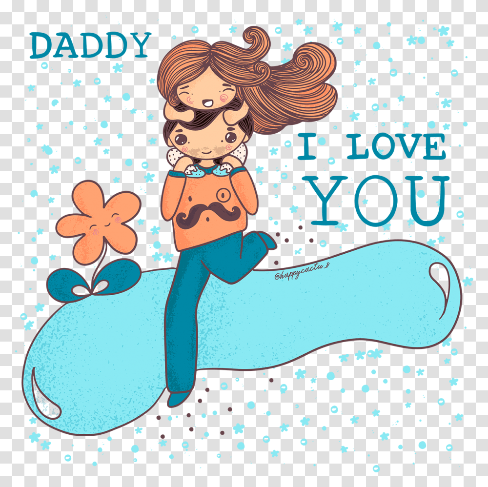 Daddy By Olga Rodriguez Mermaid, Poster, Advertisement, Graphics, Art Transparent Png