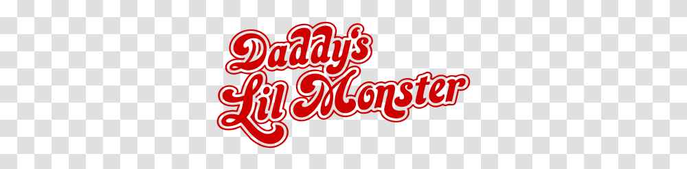 Daddy S Lil Monster Calligraphy, Alphabet, Logo Transparent Png