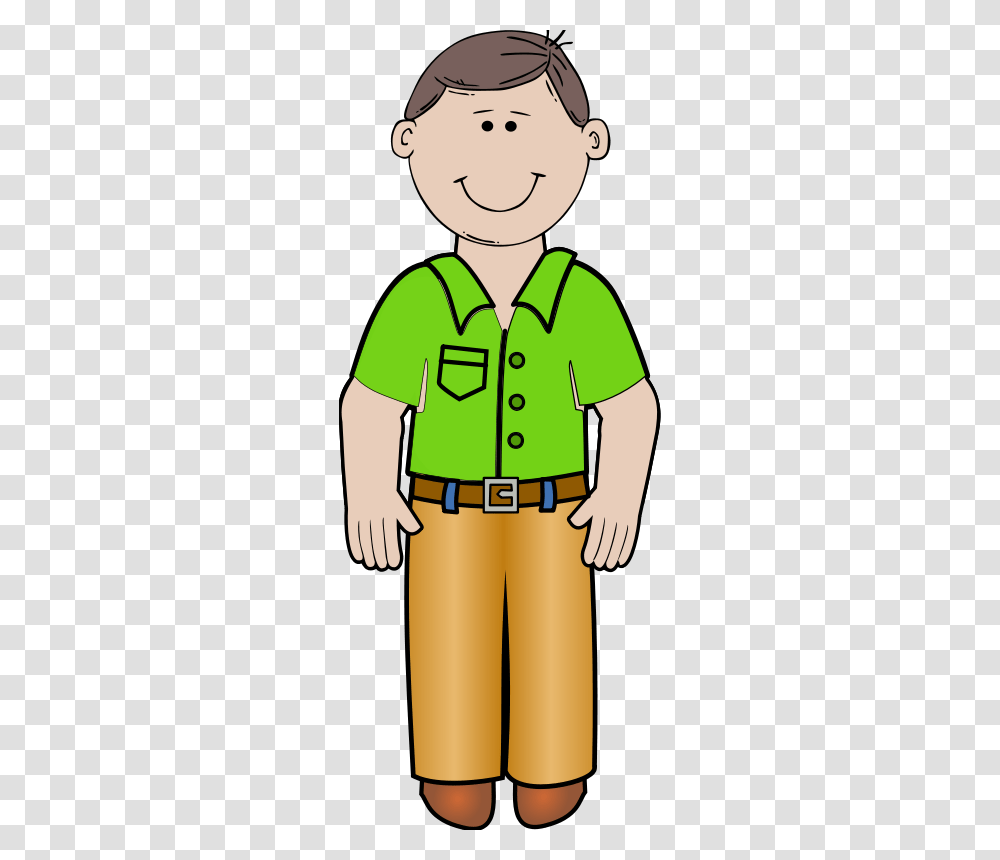 Daddy Standing Free Vector, Person, Sleeve, Pants Transparent Png