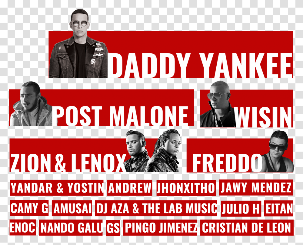 Daddy Yankee, Person, Human, Advertisement, Poster Transparent Png