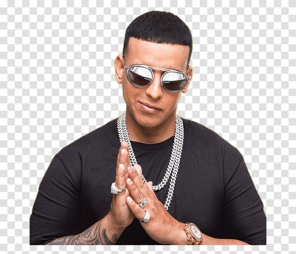 Daddy Yankee Wearing Sun Glasses Daddy Yankee, Skin, Person, Human, Sunglasses Transparent Png