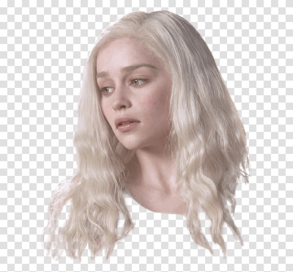 Daenerys Art Magique Emilia Clarke Game Of Thrones Daenerys Close Up, Person, Blonde, Woman, Girl Transparent Png