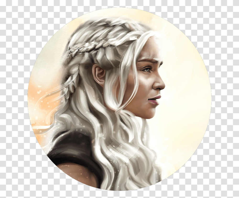 Daenerys Mother Of Dragons Digital Art, Hair, Person, Female, Portrait Transparent Png