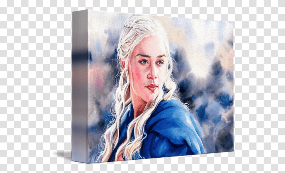 Daenerys Targaryen Blond, Person, Art, Face, Poster Transparent Png