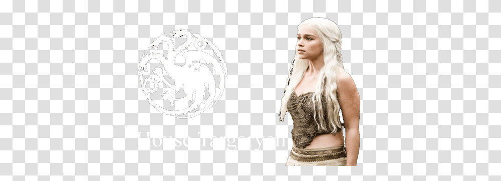 Daenerys Targaryen Game Of Thromes Game Of Thrones White Background, Person, Human, Female, Text Transparent Png