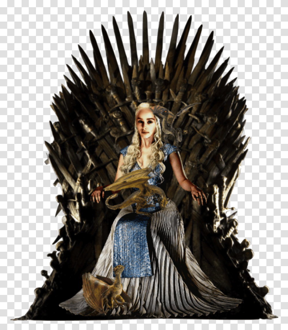 Daenerys Targaryen Jon Snow Tyrion Trono Game Of Thrones, Furniture, Person, Human Transparent Png