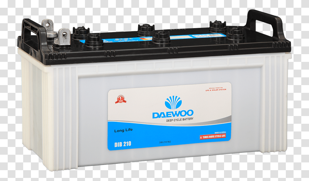 Daewoo Deep Cycle Battery, Cooktop, Electronics, Machine, Appliance Transparent Png