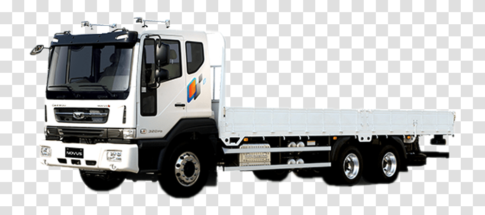 Daewoo Novus, Truck, Vehicle, Transportation, Person Transparent Png