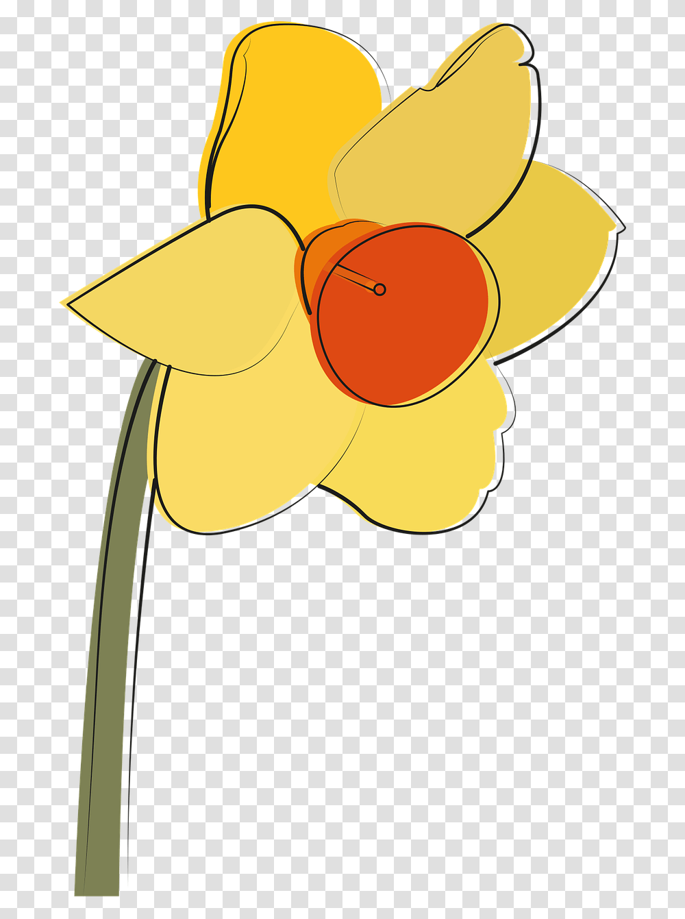 Daffodil Flower Yellow Frhling Mrz Narzissen Clipart, Baseball Cap, Hat, Clothing, Apparel Transparent Png