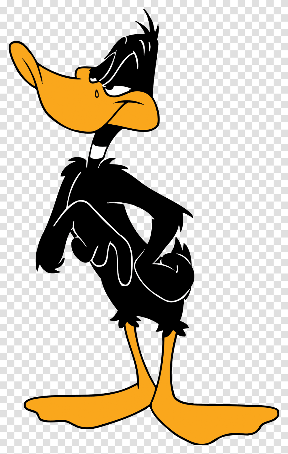 Daffy Duck Bugs Bunny Rabbit Rampage Porky Pig Donald Daffy Duck Looney Tunes, Silhouette, Helmet Transparent Png