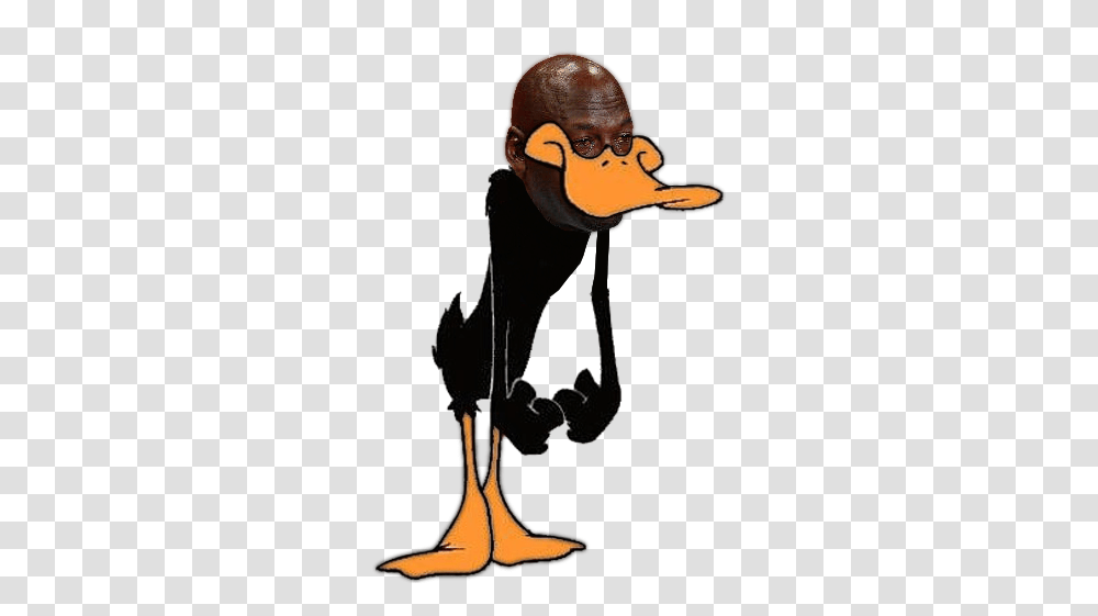 Daffy Duck Crying Michael Jordan Know Your Meme, Person, Leisure Activities, Animal, Mammal Transparent Png