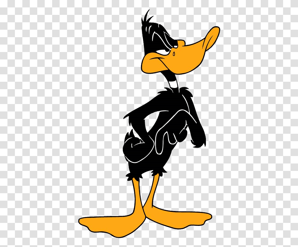 Daffy Duck If You Want Something Done Right Do, Stencil, Silhouette, Animal, Bird Transparent Png
