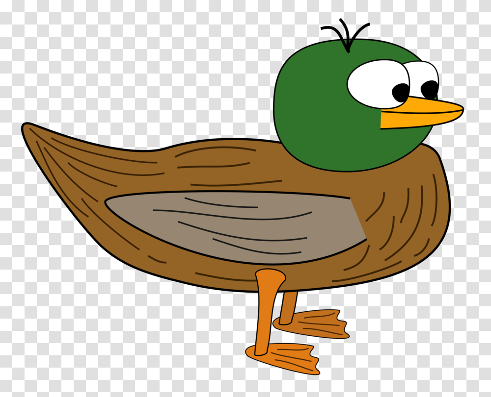 Daffy Duck Mallard Drawing Computer Icons, Bird, Animal, Waterfowl Transparent Png