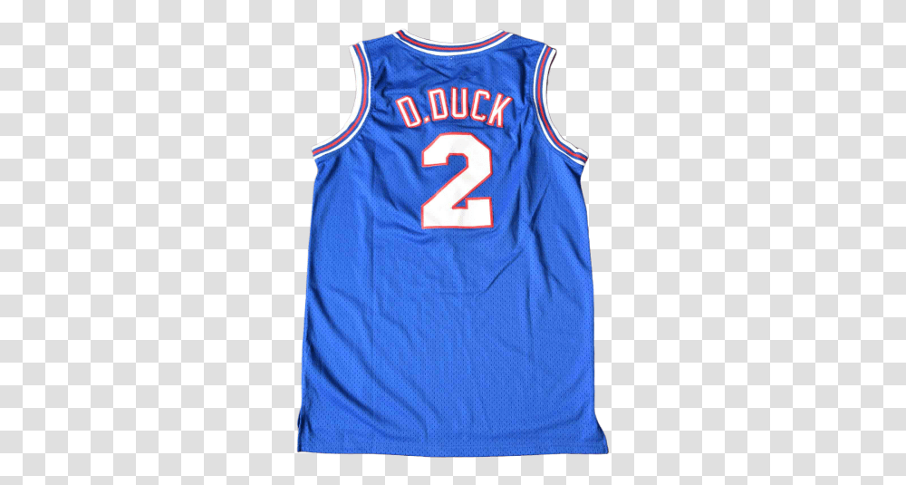 Daffy Duck Space Jam 2 Tune Squad Looney Tunes Jersey Number, Clothing, Apparel, Shirt, Person Transparent Png