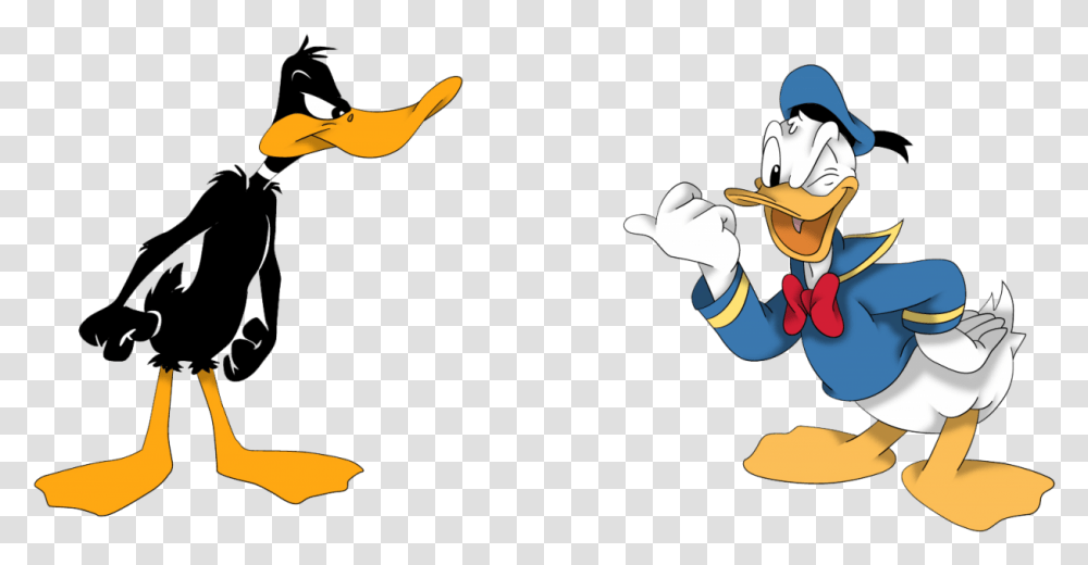 Daffy Duck Woth Donald Image Daffy Duck And Donald Duck, Person, Human, People, Photography Transparent Png
