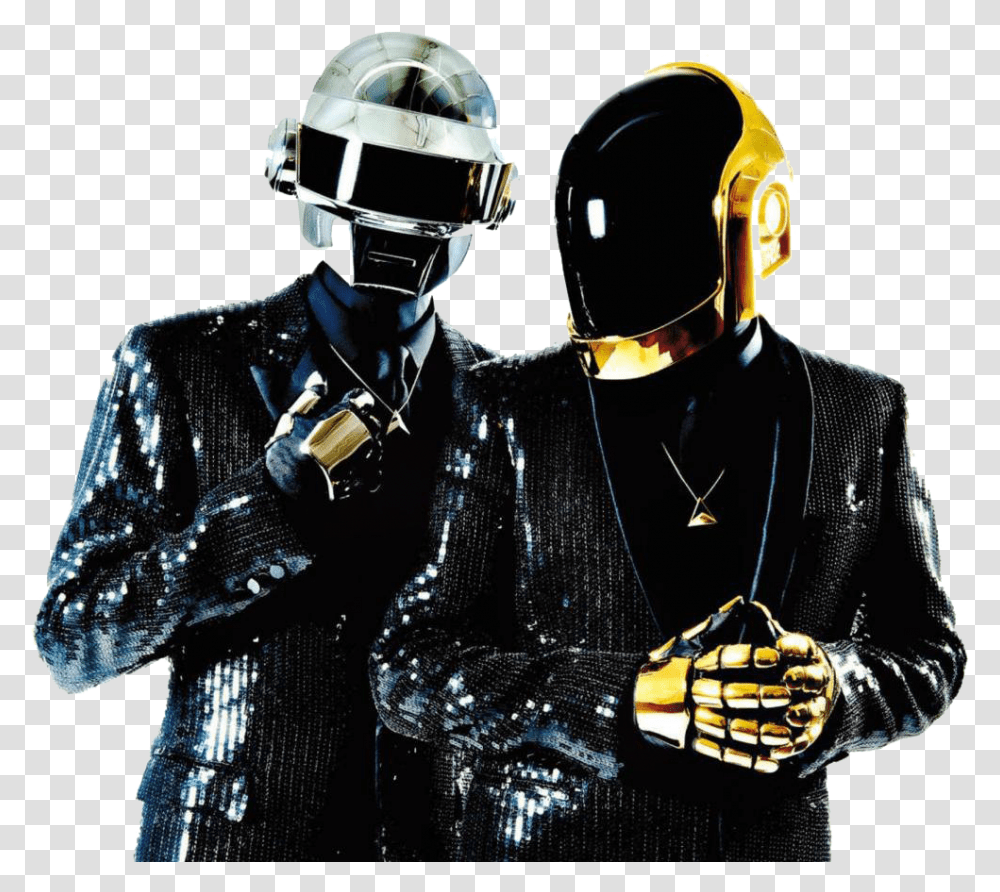 Daft Punk Image With Background Daft Punk, Helmet, Person, People Transparent Png