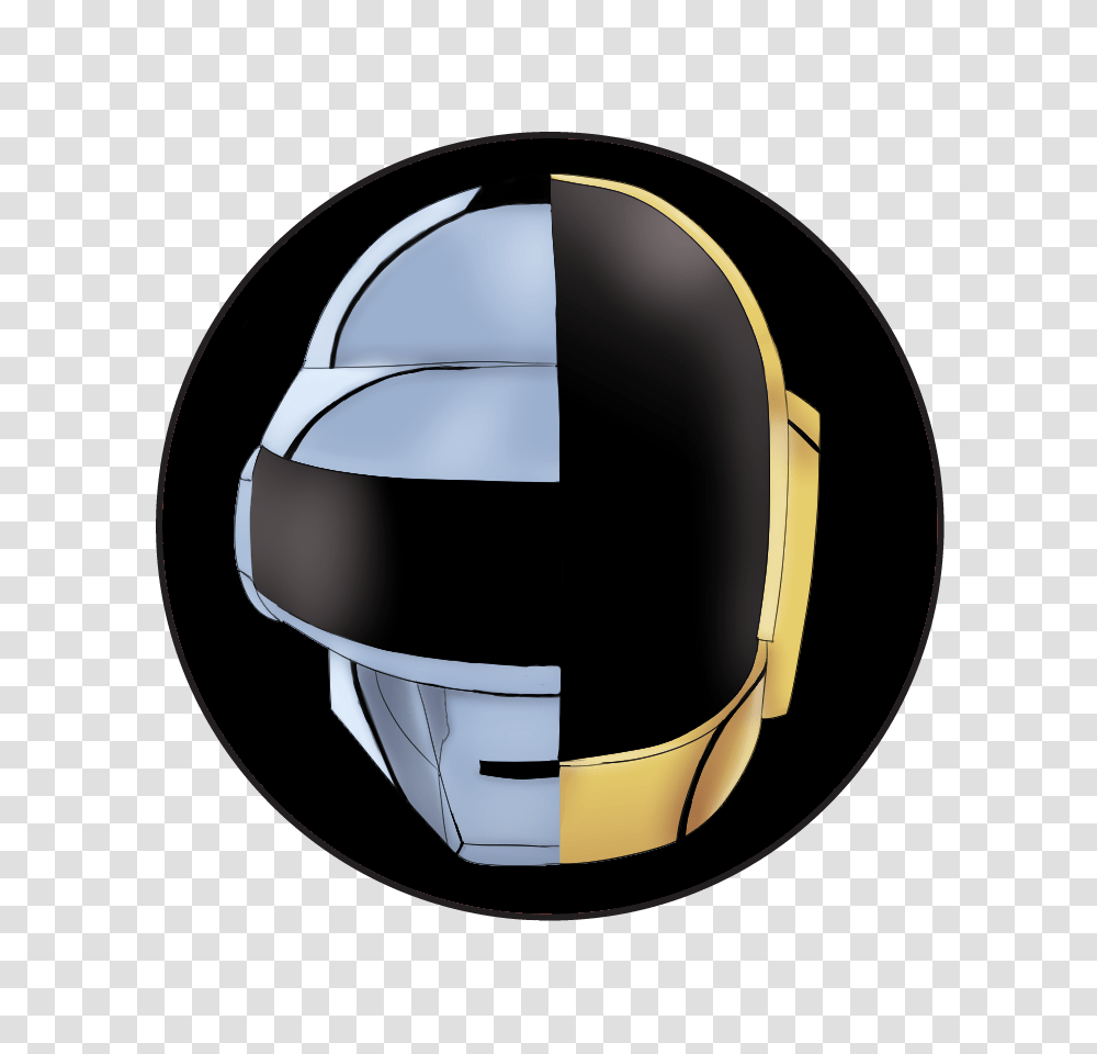 Daft Punk On A Or Pin Back Button, Apparel, Crash Helmet, Sphere Transparent Png