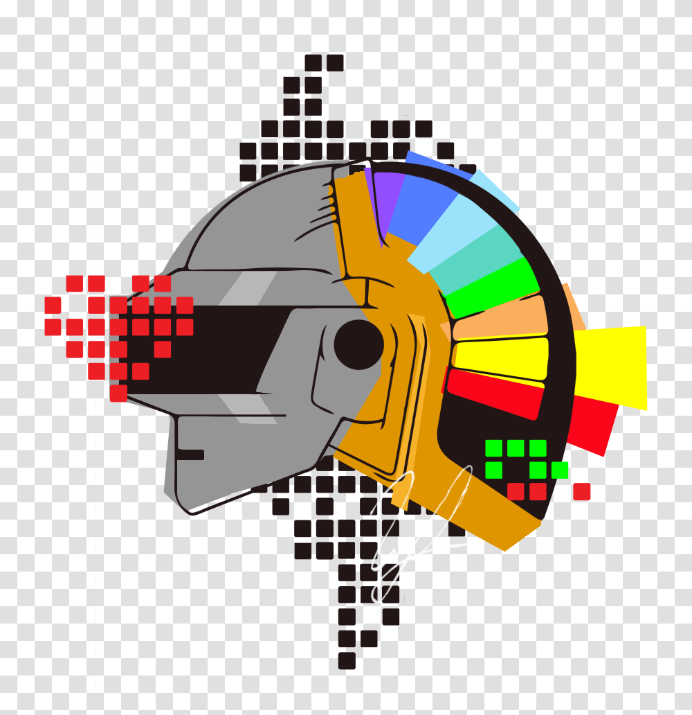 Daft Punk Picture Cool, Clothing, Helmet, Crash Helmet, Hardhat Transparent Png