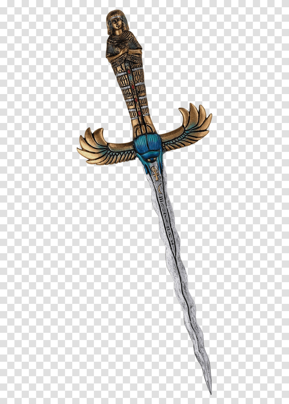 Dagger Ancient Egypt, Cross, Flying, Bird, Animal Transparent Png