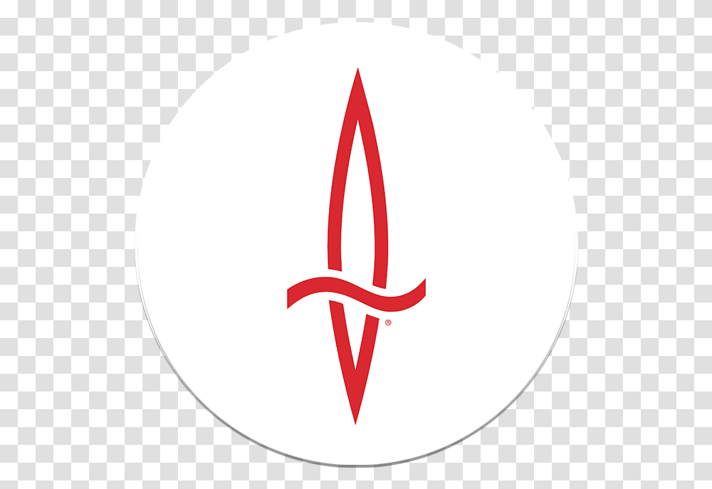 Dagger Icon Logo Sticker White Circle Dagger Kayaks Dagger Kayaks, Symbol, Trademark, Balloon, Arrow Transparent Png