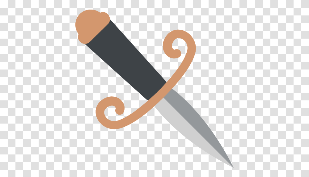 Dagger Knife Emoji For Facebook Email Emoji, Weapon, Weaponry, Blade, Art Transparent Png