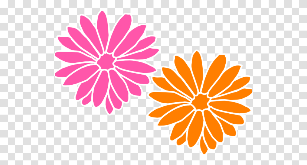 Dahlia Clipart Neon Flower Light Pink Flowers Clipart, Daisy, Plant, Floral Design, Pattern Transparent Png