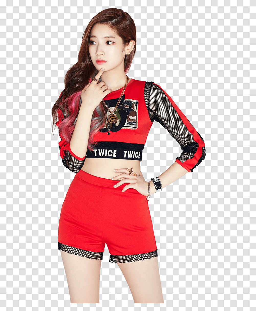 Dahyun Twice Like Ohh Ahh, Clothing, Person, Sleeve, Female Transparent Png