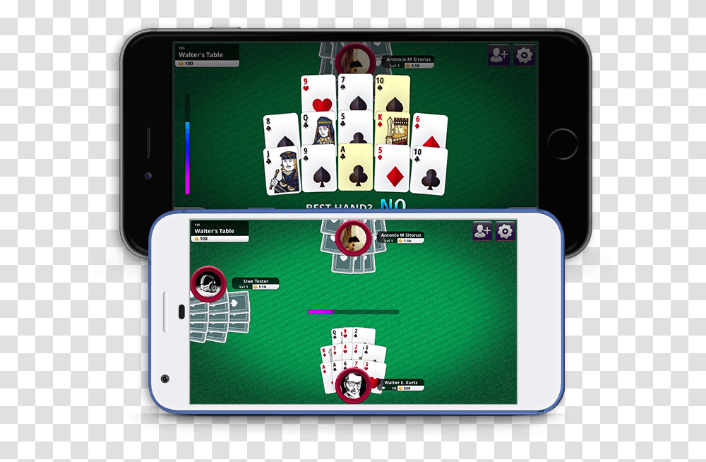 Daidigames Asian Poker Capsa Banting Big Two Poker, Person, Human, Tablet Computer, Electronics Transparent Png