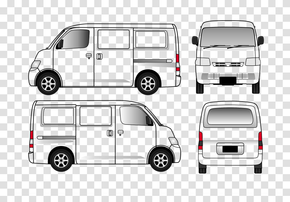 Daihatsu Gran Max Vector, Van, Vehicle, Transportation, Caravan Transparent Png