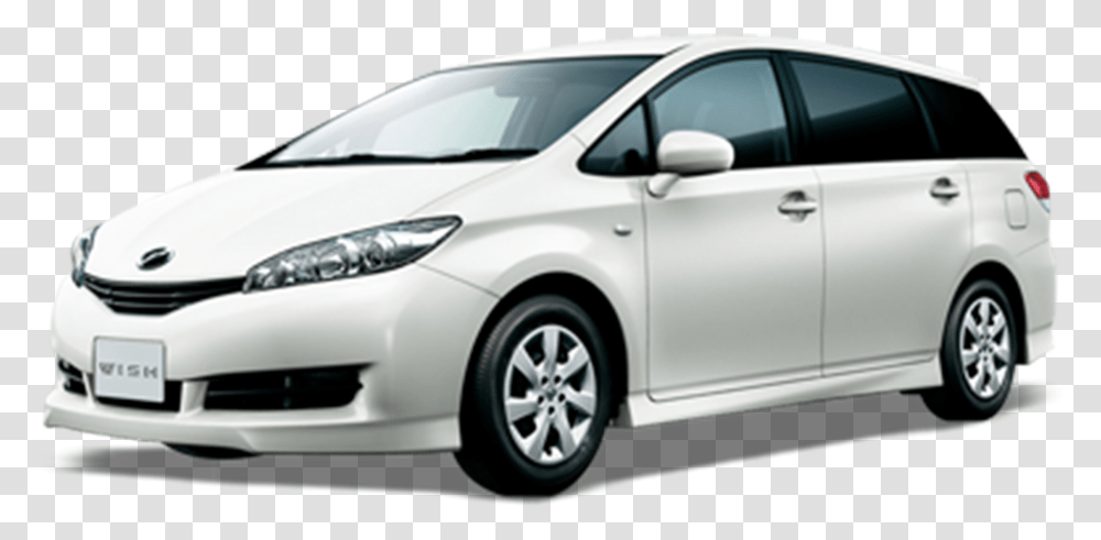 Daihong Car Rental Toyota Wish Car, Sedan, Vehicle, Transportation, Tire Transparent Png