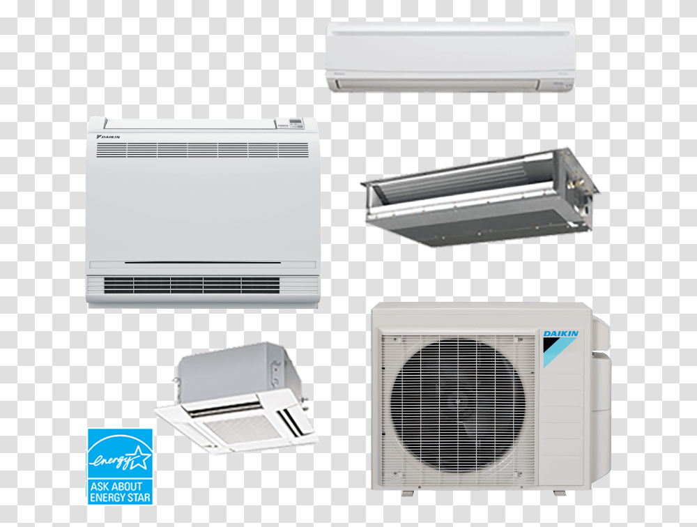 Daikin Ductless, Air Conditioner, Appliance Transparent Png