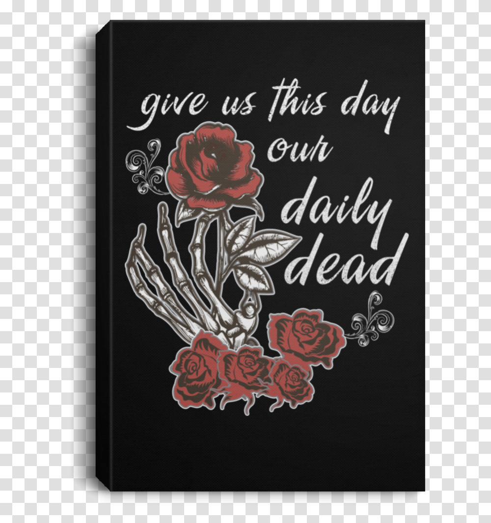 Daily Dead Rose Portrait Canvas Christmas Card, Flower, Plant, Blossom Transparent Png