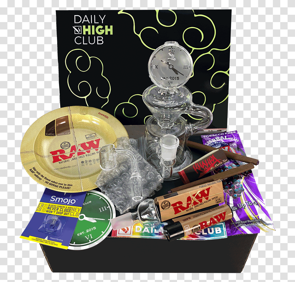 Daily High Club Box, Flyer, Advertisement, Brochure, Gold Transparent Png