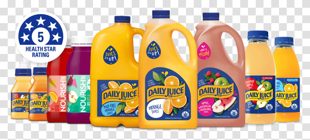 Daily Juice Orange Juice, Beverage, Drink, Bottle, Beer Transparent Png