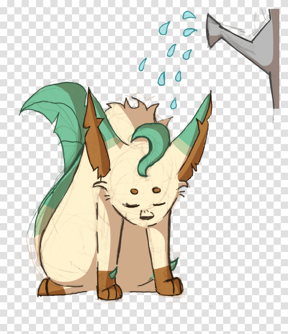 Daily Leafeon Pokemon Zelda Characters Character Mythical Creature, Art, Graphics, Person, Human Transparent Png