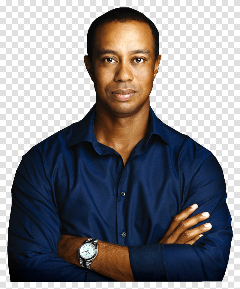 Daily Mail Online Can Now Exclusively Reveal That During Portraits Of Tiger Wood, Person, Human, Wristwatch, Finger Transparent Png