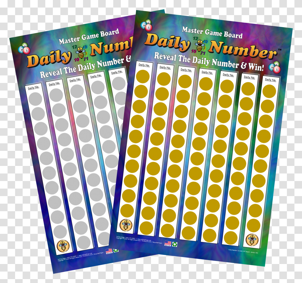 Daily Number Scratch Off Board Circle Transparent Png