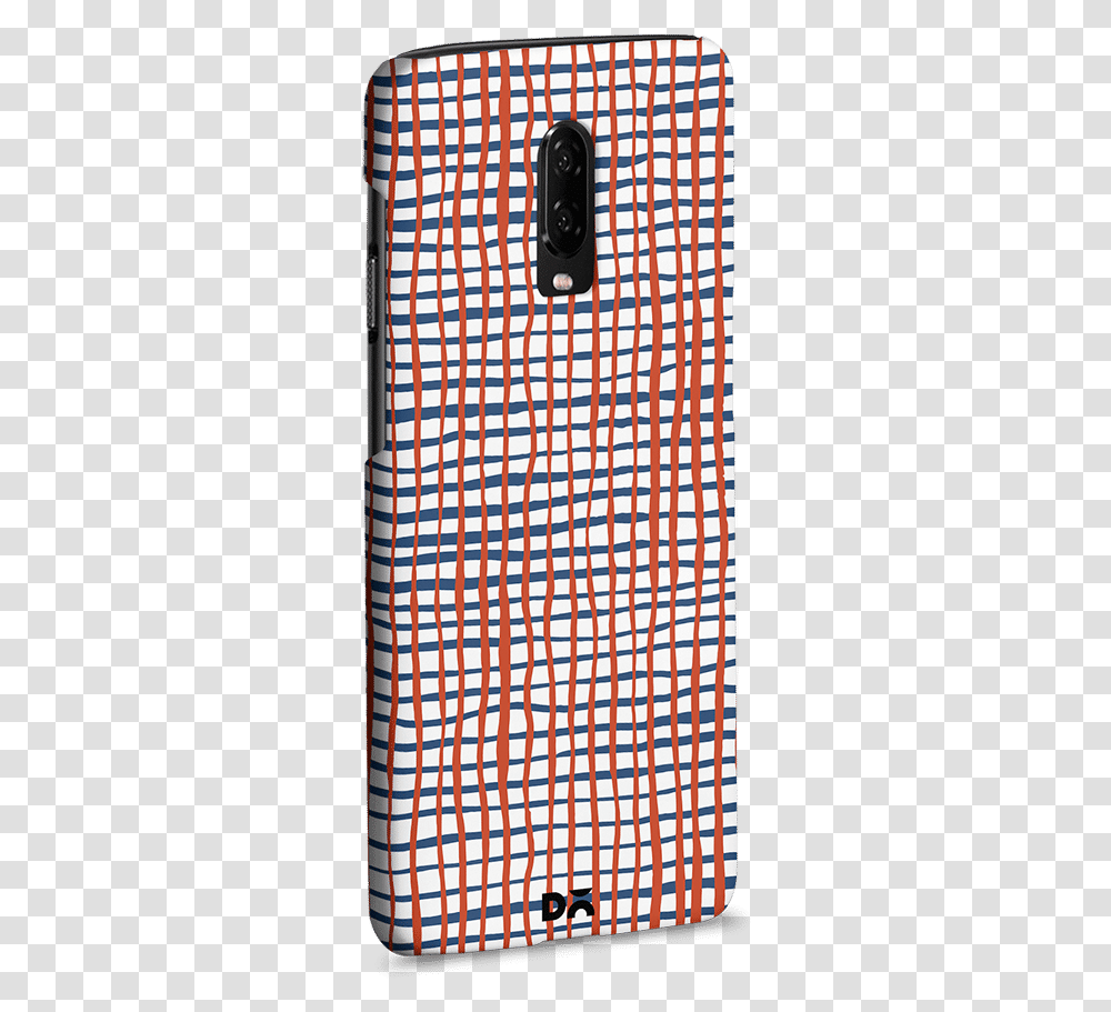 Dailyobjects Grid Lines Blue Red Case Cover For Oneplus 6 Mobile Phone Case, Home Decor, Rug, Woven, Furniture Transparent Png