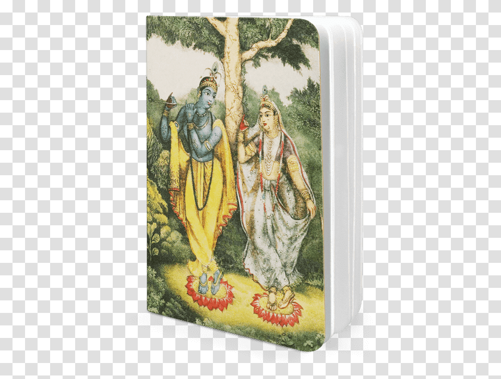 Dailyobjects Indian Mythology Radha Krishna A5 Notebook Mythology, Person, Painting, Prayer Transparent Png