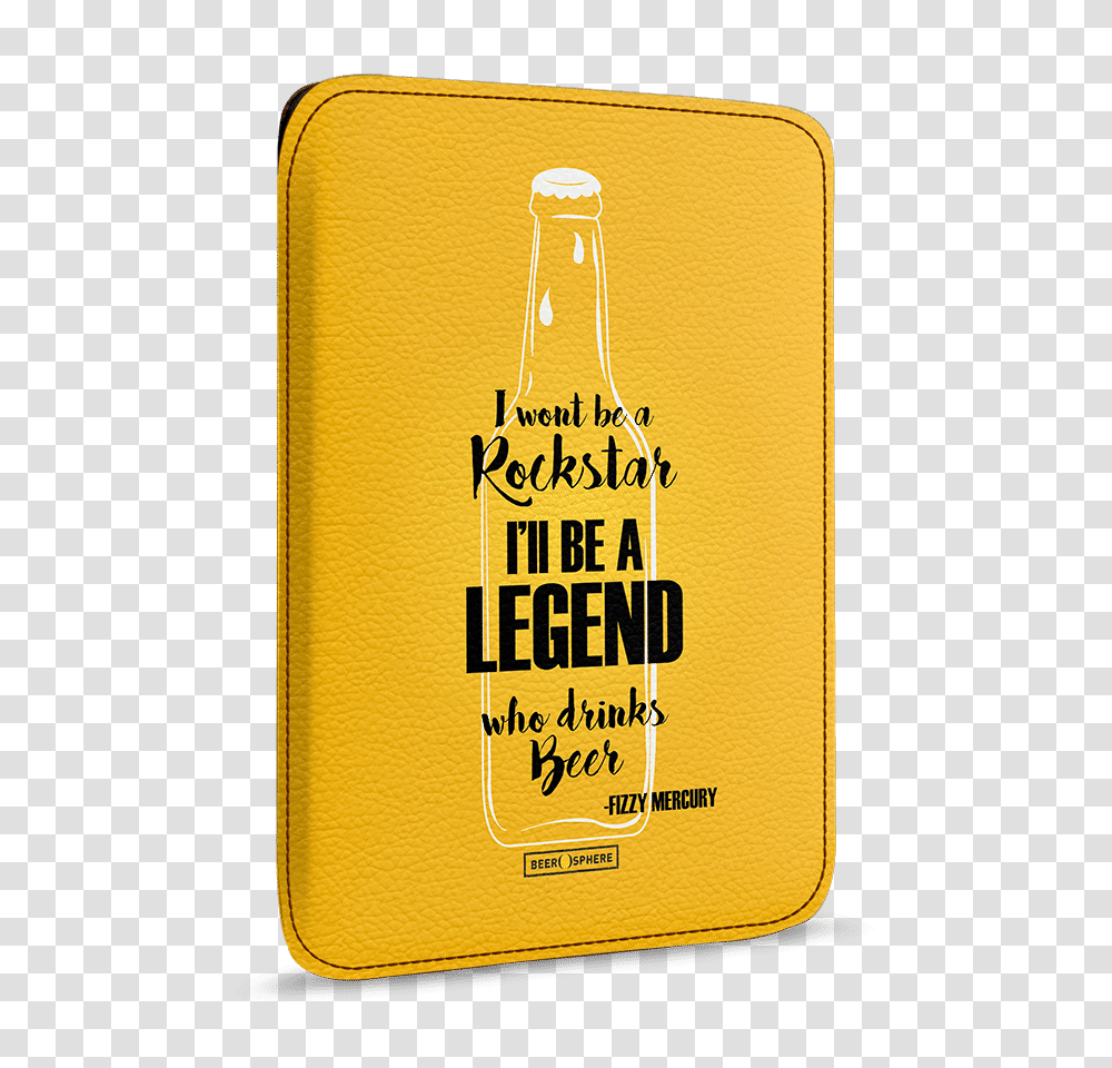 Dailyobjects Legends Of Beer Real Leather Sleeve Case Cover, Label, Electronics, First Aid Transparent Png