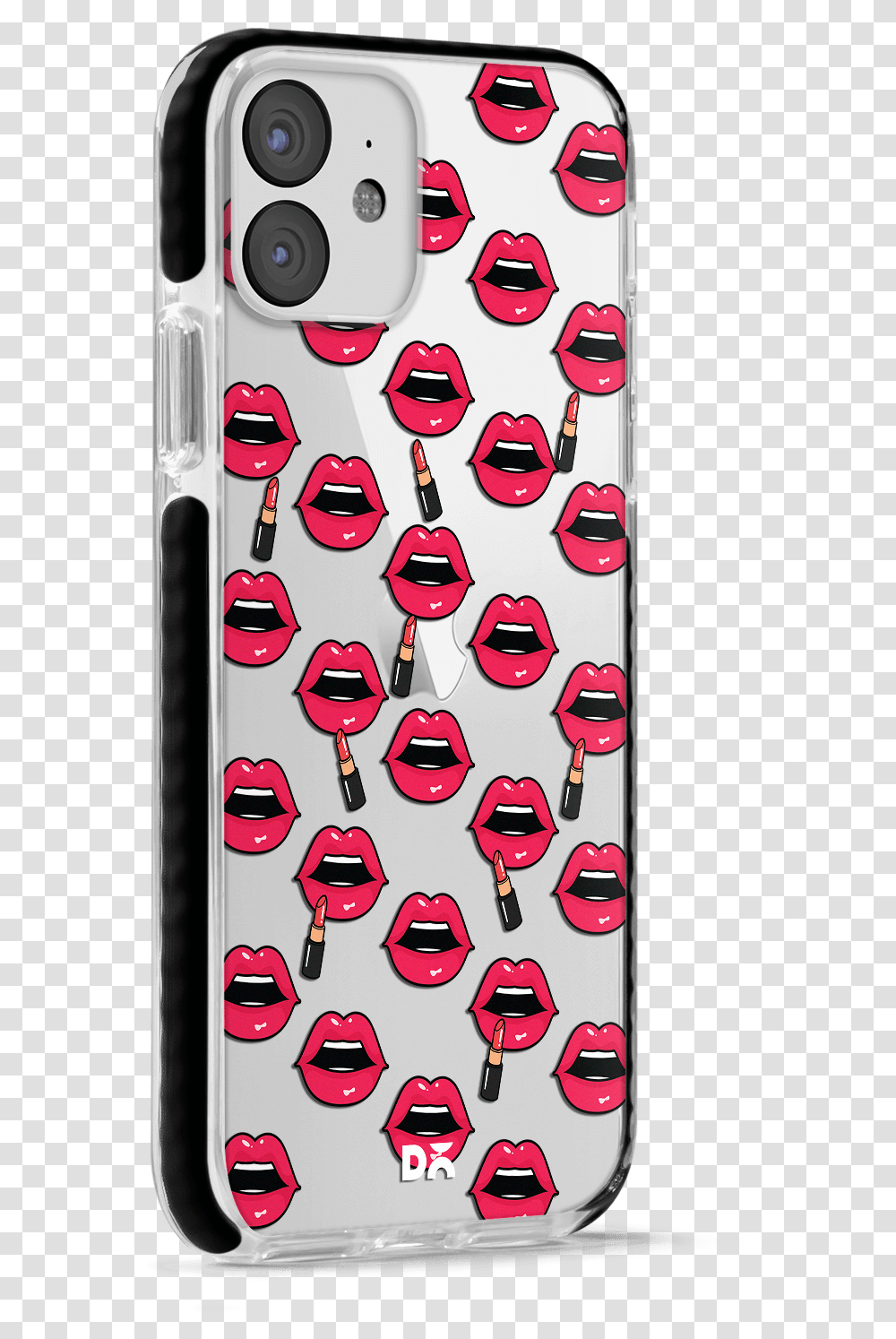 Dailyobjects Lipstick Icon Stride Clear Case Cover For Iphone 11 Iphone, Mobile Phone, Electronics, Cell Phone, Photo Booth Transparent Png
