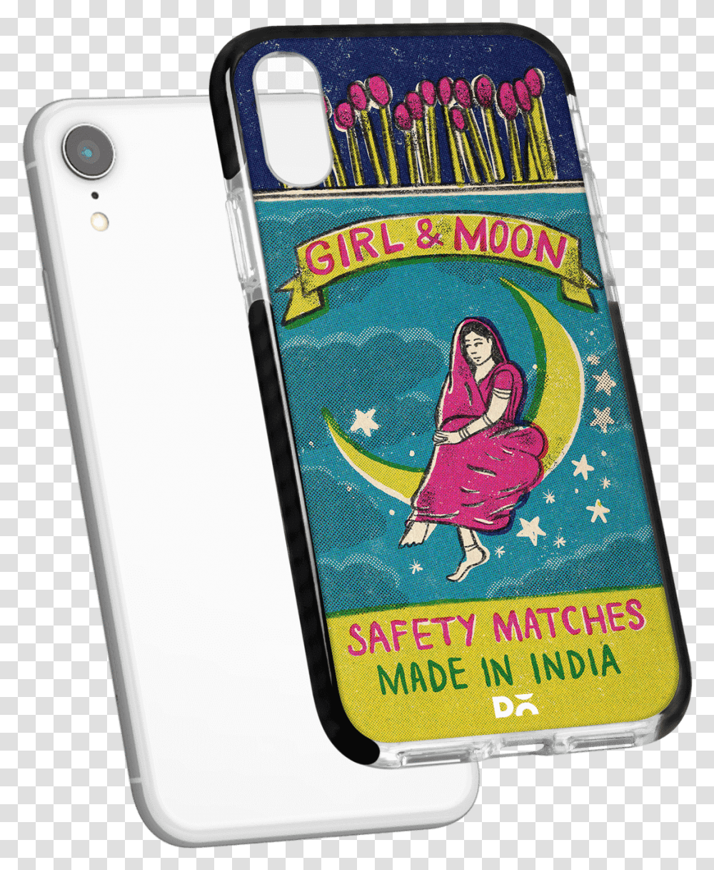 Dailyobjects Moon Girl Matchbox Stride Mobile Phone Case, Electronics, Cell Phone, Person, Human Transparent Png
