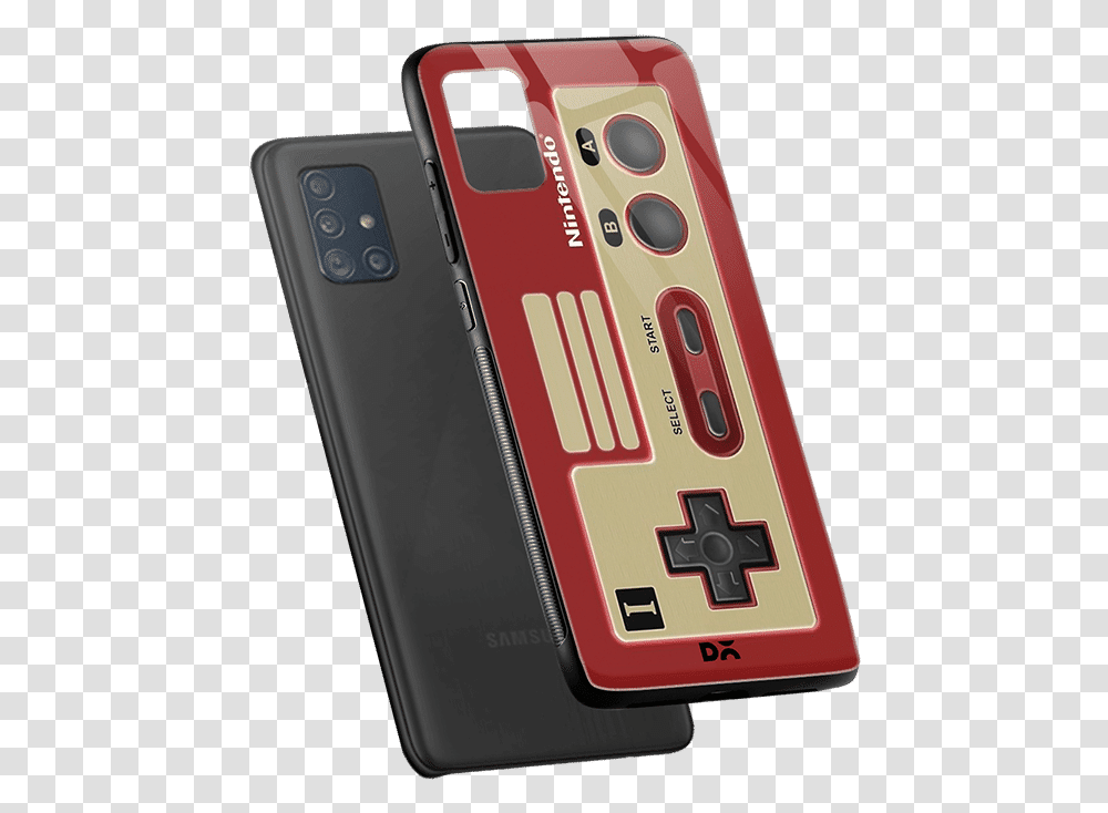 Dailyobjects Nes Controller Glass Case Cover For Samsung Galaxy A51 Gadget, Mobile Phone, Electronics, Cell Phone, Tape Player Transparent Png