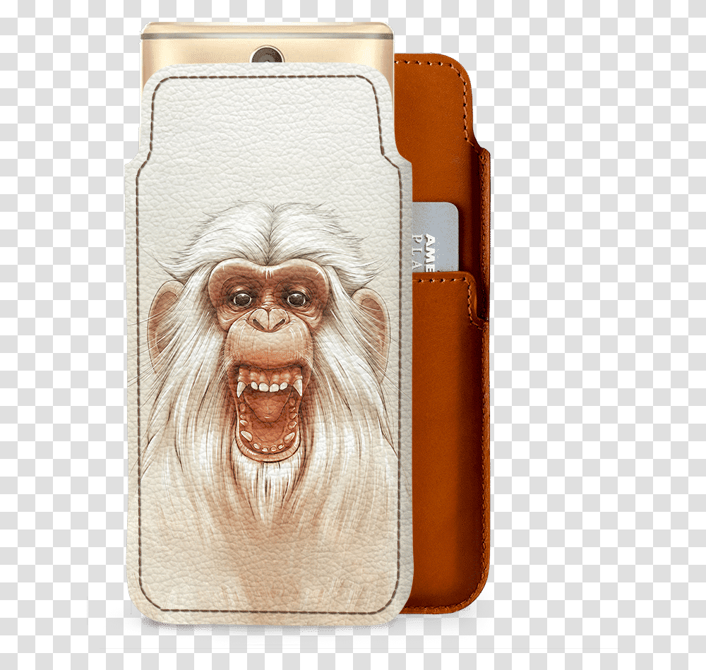 Dailyobjects Twam Monkey Real Leather Sleeve Case Cover Angry Monkey, Liquor, Alcohol, Beverage, Drink Transparent Png