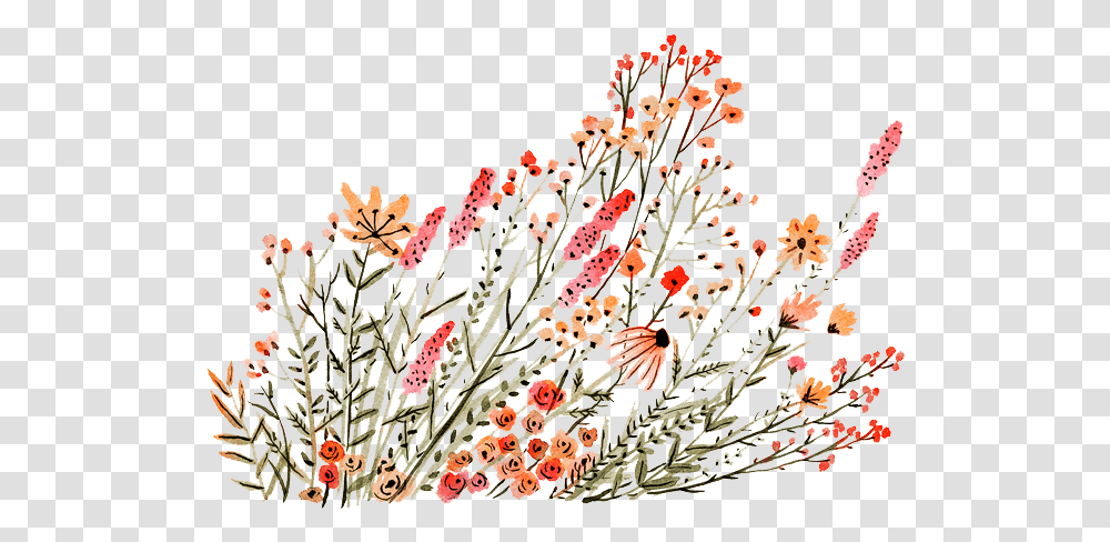 Dainty Flower Drawing, Embroidery, Pattern, Floral Design Transparent Png